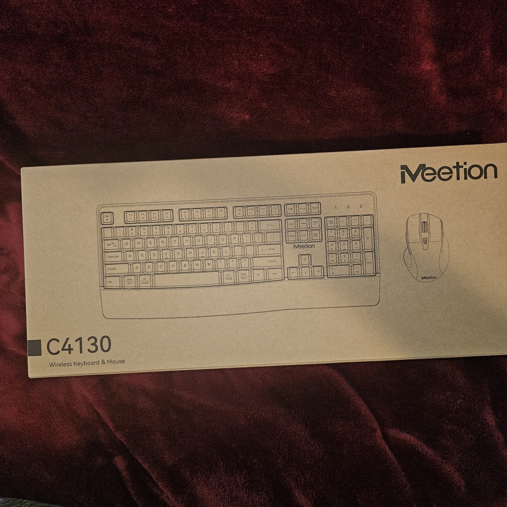 Wireless Keyboard and Mouse Set - Pink - Picture 6 of 6